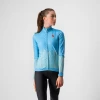 Castelli Sorpresa Jersey Fz-Celeste/Light Yellow
