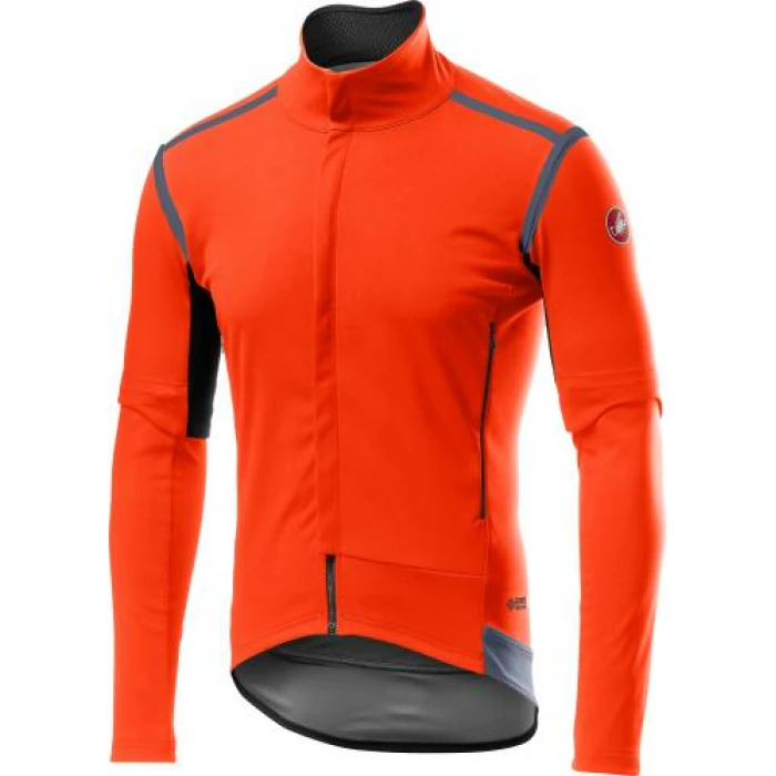 Castelli Perfetto Ros Convertible Jacket-Orange