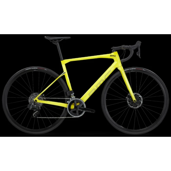 Bmc Roadmachine FOUR Lime Yellow Heren 2022 - Afbeelding 2