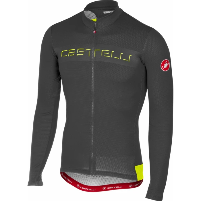 Castelli Prologo V Long Sleeve Jersey F Anthracite