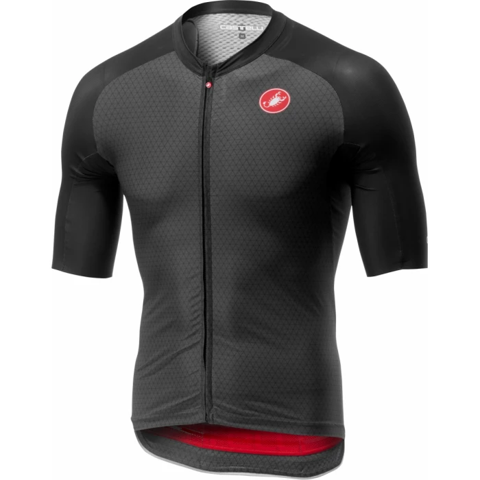 Castelli Aero Race 6.0 Jersey Fz Dark Gray