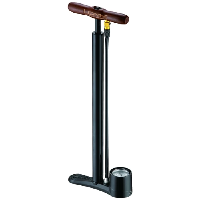 Lezyne STEEL TRAVEL FLOOR DRIVE GLOSS BLACK