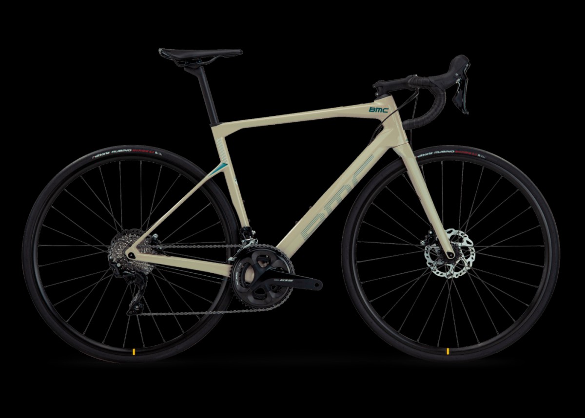 Bmc Roadmachine SIX Metallic Sand & Dark Green Heren 2022