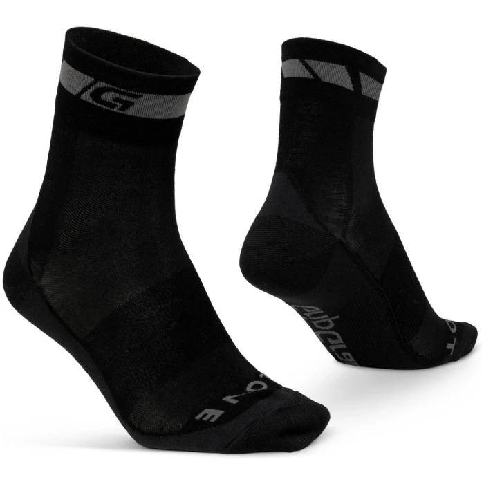 Gripgrab Merino Regular Cut Sok mt Black