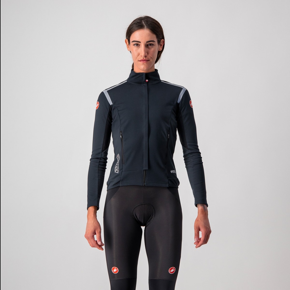 Castelli Perfetto Ros Long Sleeve-Light Black- Dames
