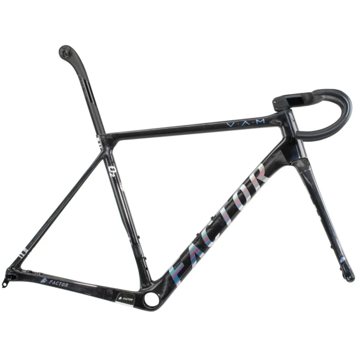 Factor 02 Vam Frameset Naked Black Chrome Heren 2023