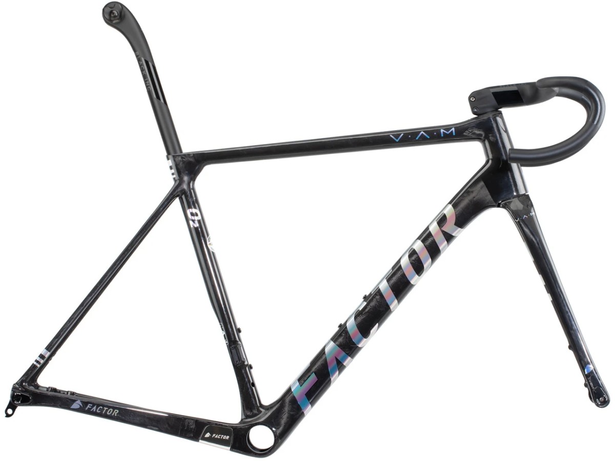 Factor 02 Vam Frameset Naked Black Chrome Heren 2023