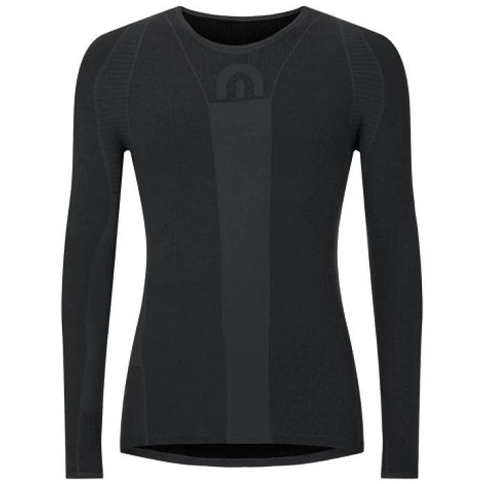 Megmeister Long Sleeve Base Men Anthracite Grey - Afbeelding 3