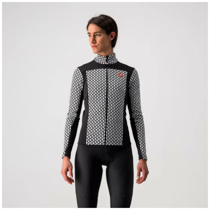 Castelli Sfida 2 Jersey Fz BLACK/WHITE - Afbeelding 3