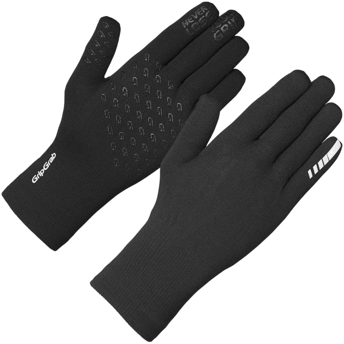 Gripgrab Waterproof Knitted Thermal Glove Black - Afbeelding 3