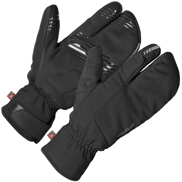 Gripgrab Nordic 2 Windproof Deep Winter Lobster Gloves mt Black - Afbeelding 3