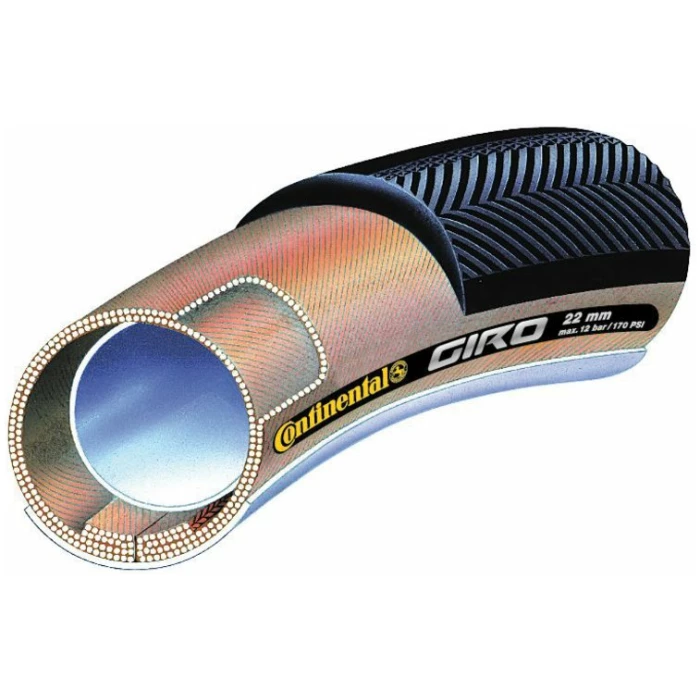 Continental TUBE 28 CO GIRO 22MM ZW Zwart