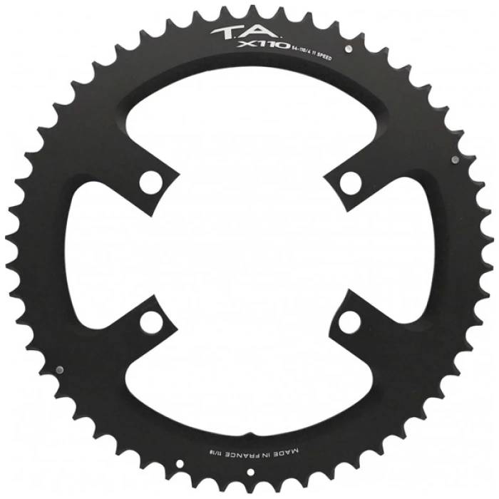 Specialites Ta Kettingblad X110 (11s) Steek 110 48t Buiten Antraciet Zwart (shimano