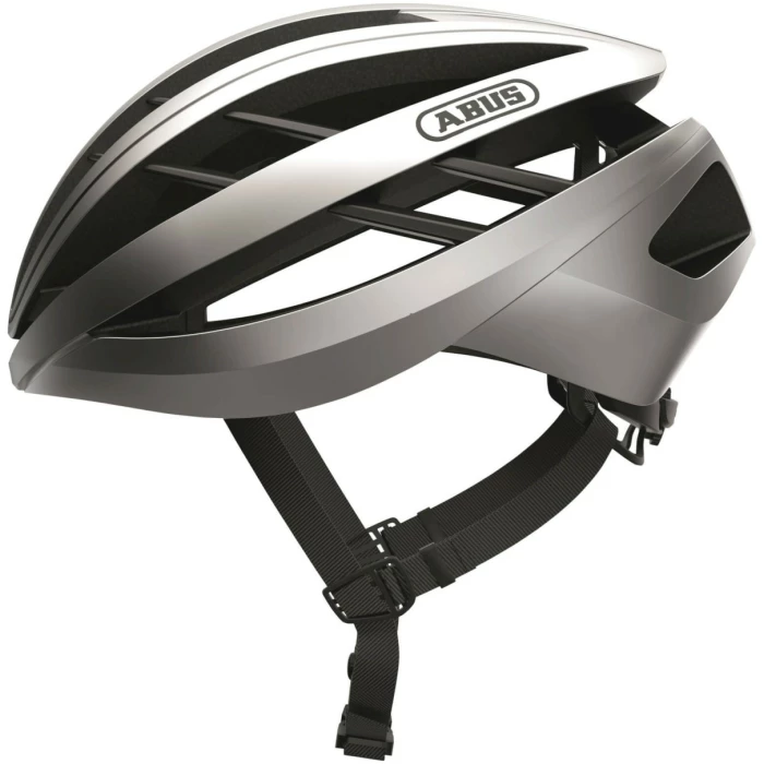 Abus Fietshelm Aventor Silver Gleam Silver
