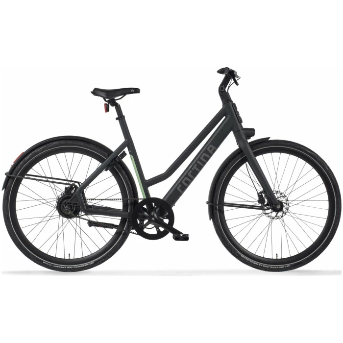 Cortina Fiets E-Lett Zwart Dames 2024