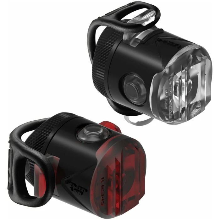 Lezyne FEMTO USB DRIVE PAIR 15F/5R LUMEN BLACK