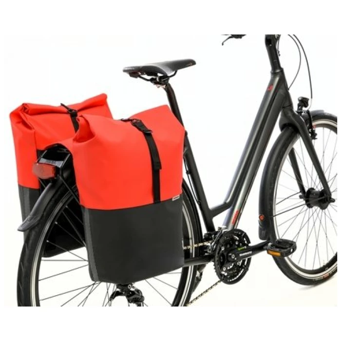 New Looxs TAS NYBORG DOUBLE RO/ZW Red/Black - Afbeelding 2