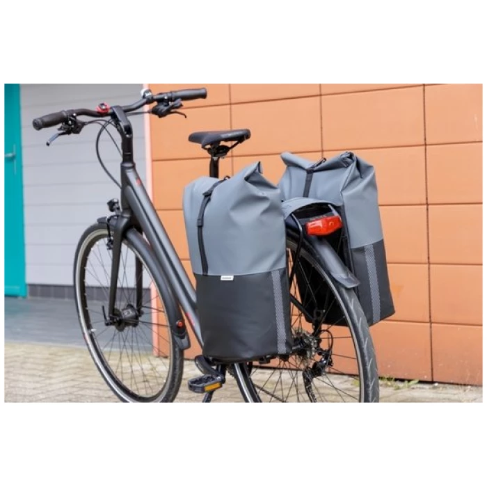 New Looxs TAS NYBORG DOUBLE DGRY/ZW Dark Grey/Black - Afbeelding 3