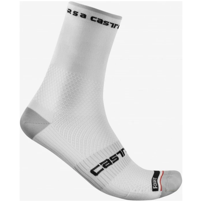 Castelli Rosso Corsa Pro 15 Sock WHITE