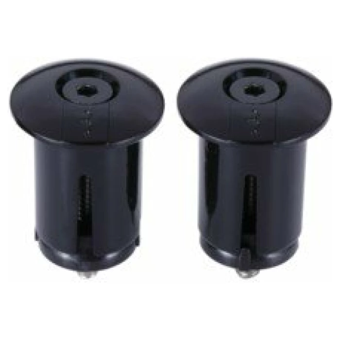 BBB BHT-96 Stuurdoppen ScrewOn 2 Stuks Zwart - Afbeelding 2