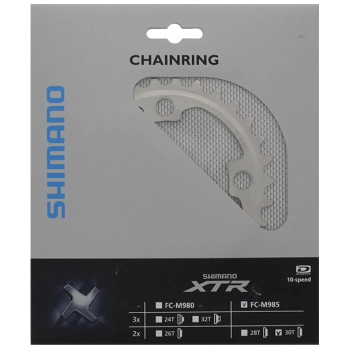 Shimano Kettingblad 30T-AF XTR FC-M985 SILVER