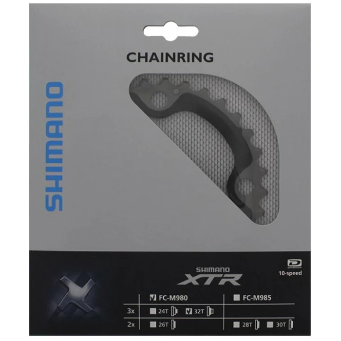 Shimano Kettingblad 32T-AE XTR FC-M980 SILVER