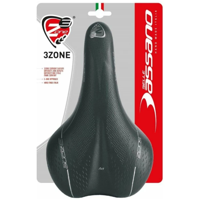Selle Bassano zadel Volare M zwart X33 heren - Afbeelding 2