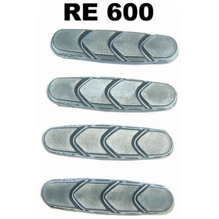 Campagnolo REMRUBBER CA RE/CH/CE BR-RE600 TOT 2000 SET A 4 ZWART