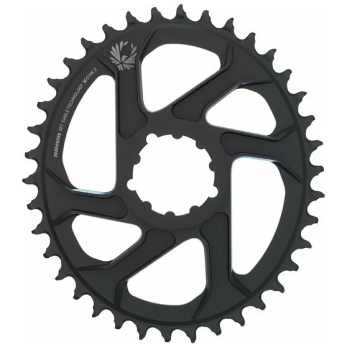 Sram KETT BLAD 36 XSYNC OVAL 12V DM BST ALM 3MM ZW Zwart