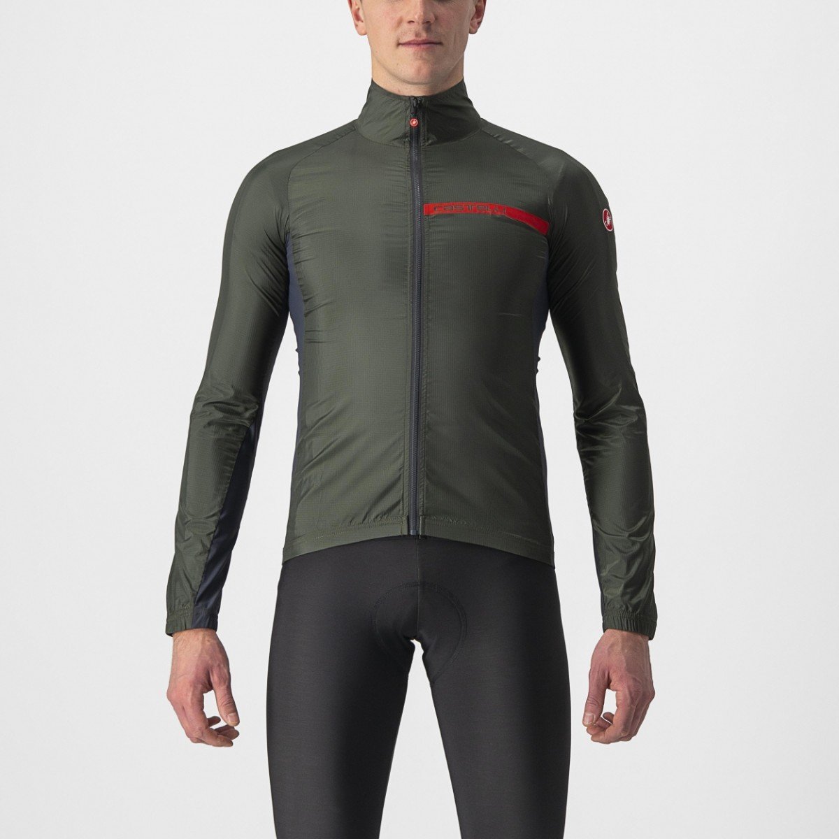 Castelli SQUADRA STRETCH JACKET LIGHT BLACK/DARK GRAY - Afbeelding 3