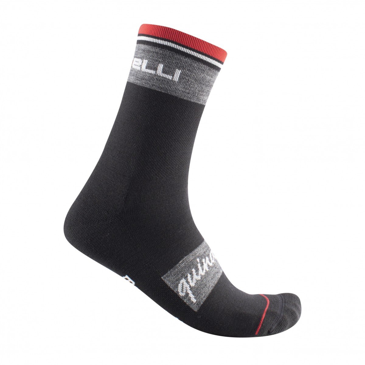Castelli QUINDICI SOFT MERINO SOCK BLACK - Afbeelding 3