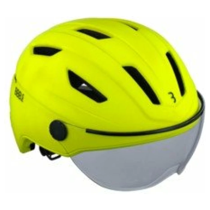 BBB BHE-57 Helm Move Faceshield Transparent (52-57cm) Neon Geel