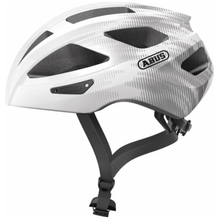 Abus helm Macator White Silver