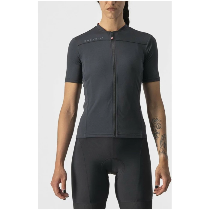 Castelli Anima 3 Jersey-Light Black/Red dames