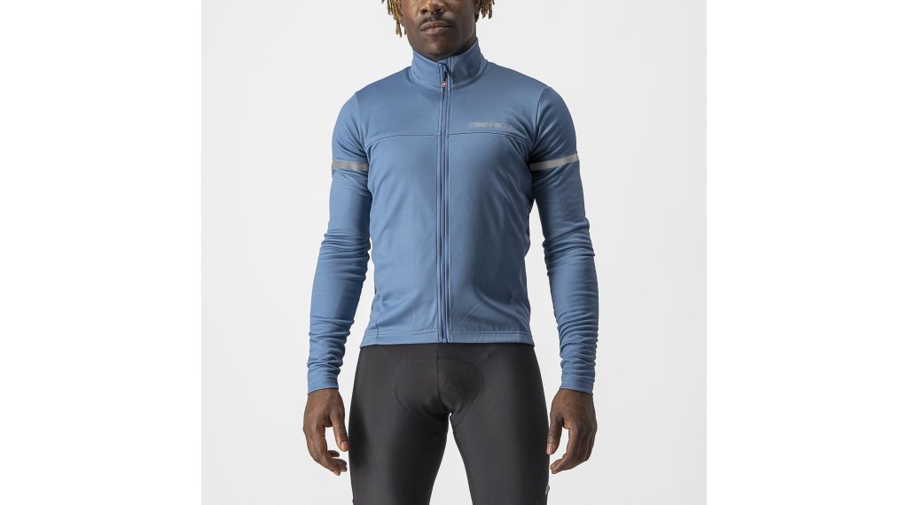 Castelli FONDO 2 JERSEY FZ XL STEEL BLUE/BLUE REFLEX