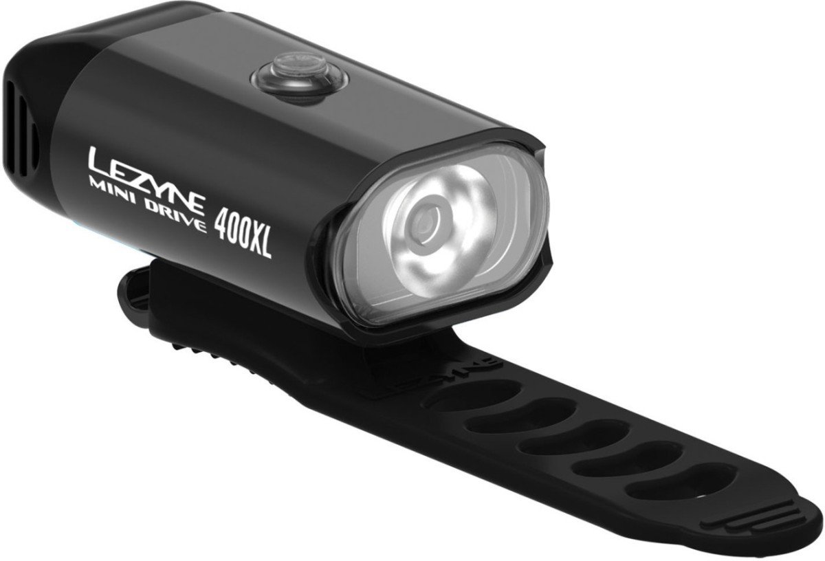 Lezyne MINI DRIVE 400XL FRONT BLACK BLK/HI GLOSS