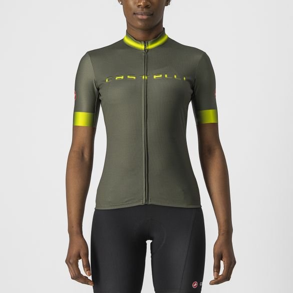 Castelli Gradient Jersey Woman Military Green - Afbeelding 4