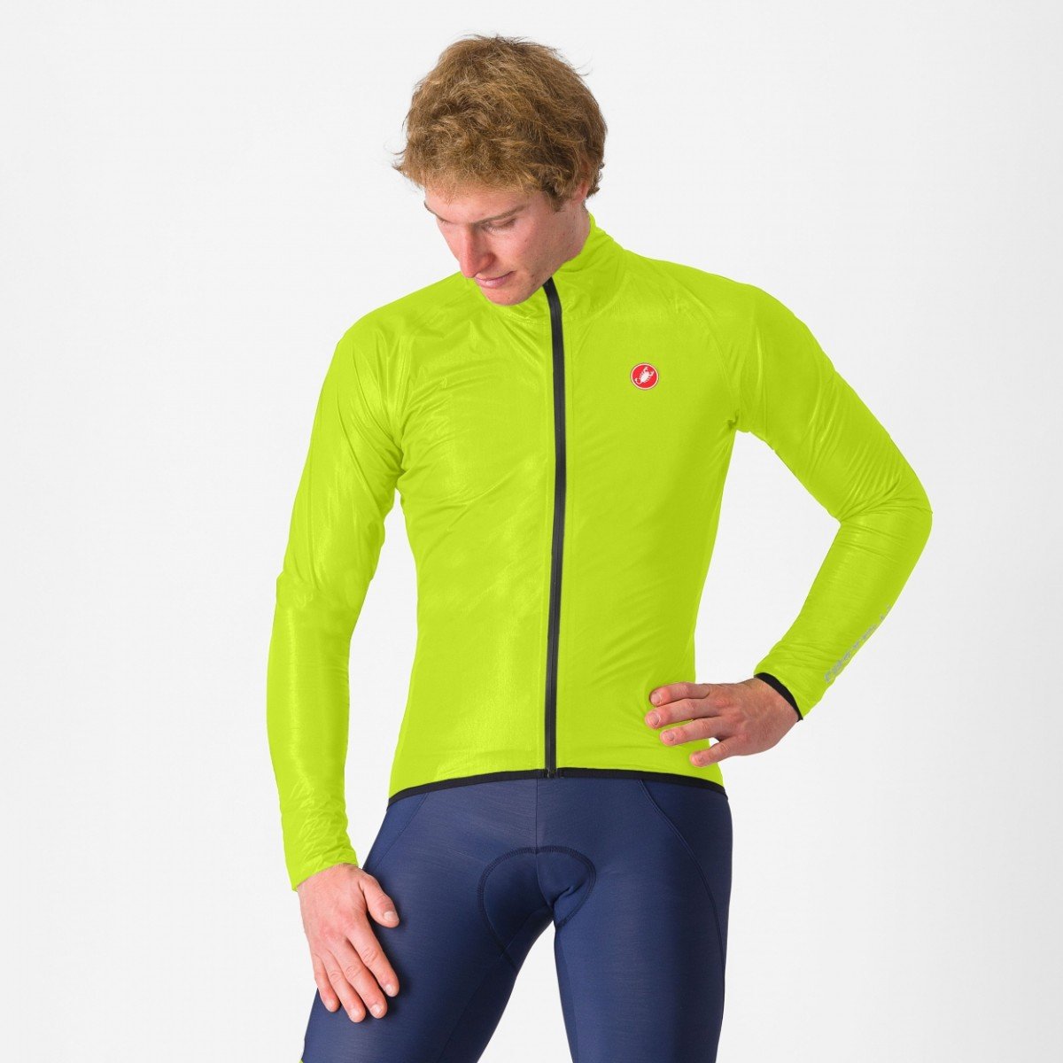 Castelli SQUALL SHELL JACKET XXL ELECTRIC LIME/BLACK - Afbeelding 3