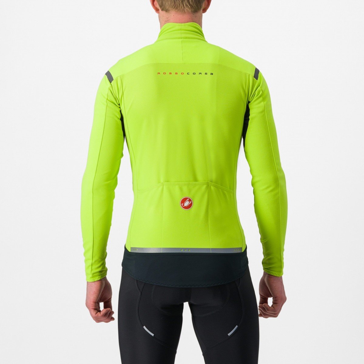 Castelli Perfetto RoS 2 Jacket 3XL Yellow Fluo/Silver Reflex - Afbeelding 3