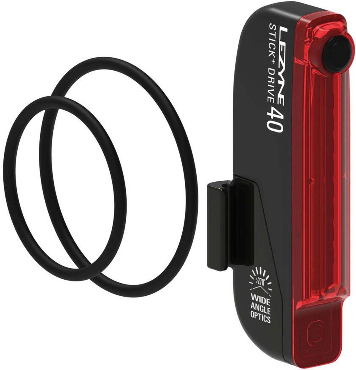 Lezyne ACHTERLICHT STICK+DRIVE M.O-RING VP Black - Afbeelding 3