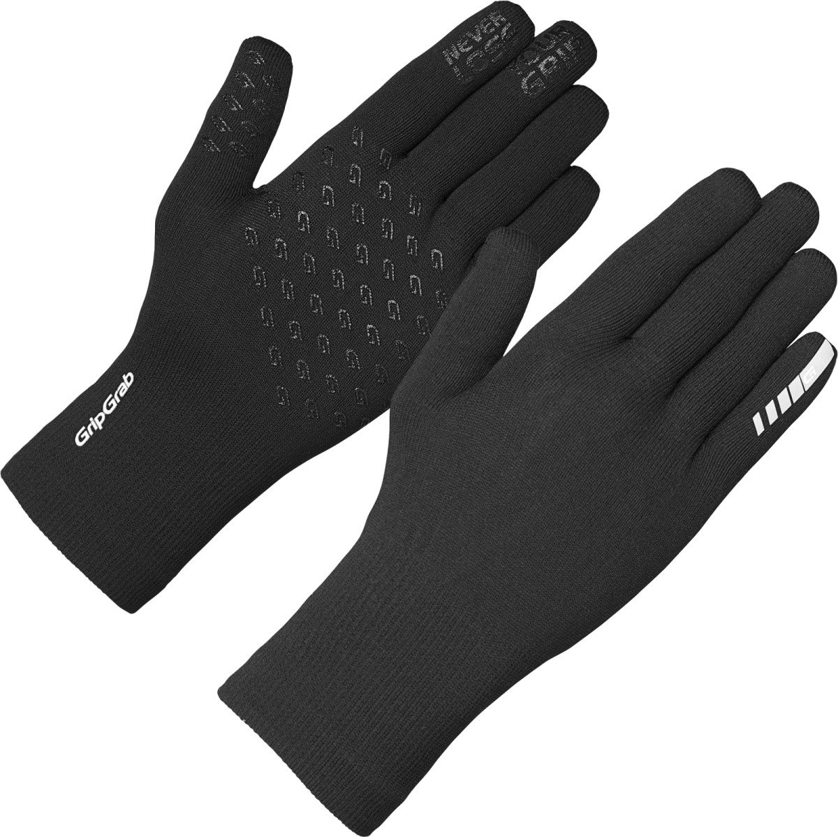 Gripgrab Waterproof Knitted Thermal Glove Black - Afbeelding 4