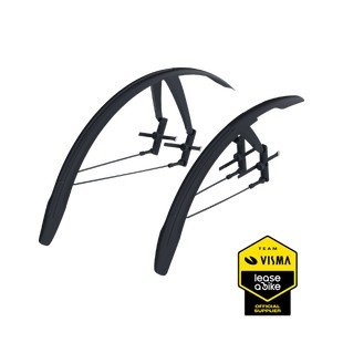 BBB BFD-65S Spatbordset Set DiscGuard 28inch Zwart