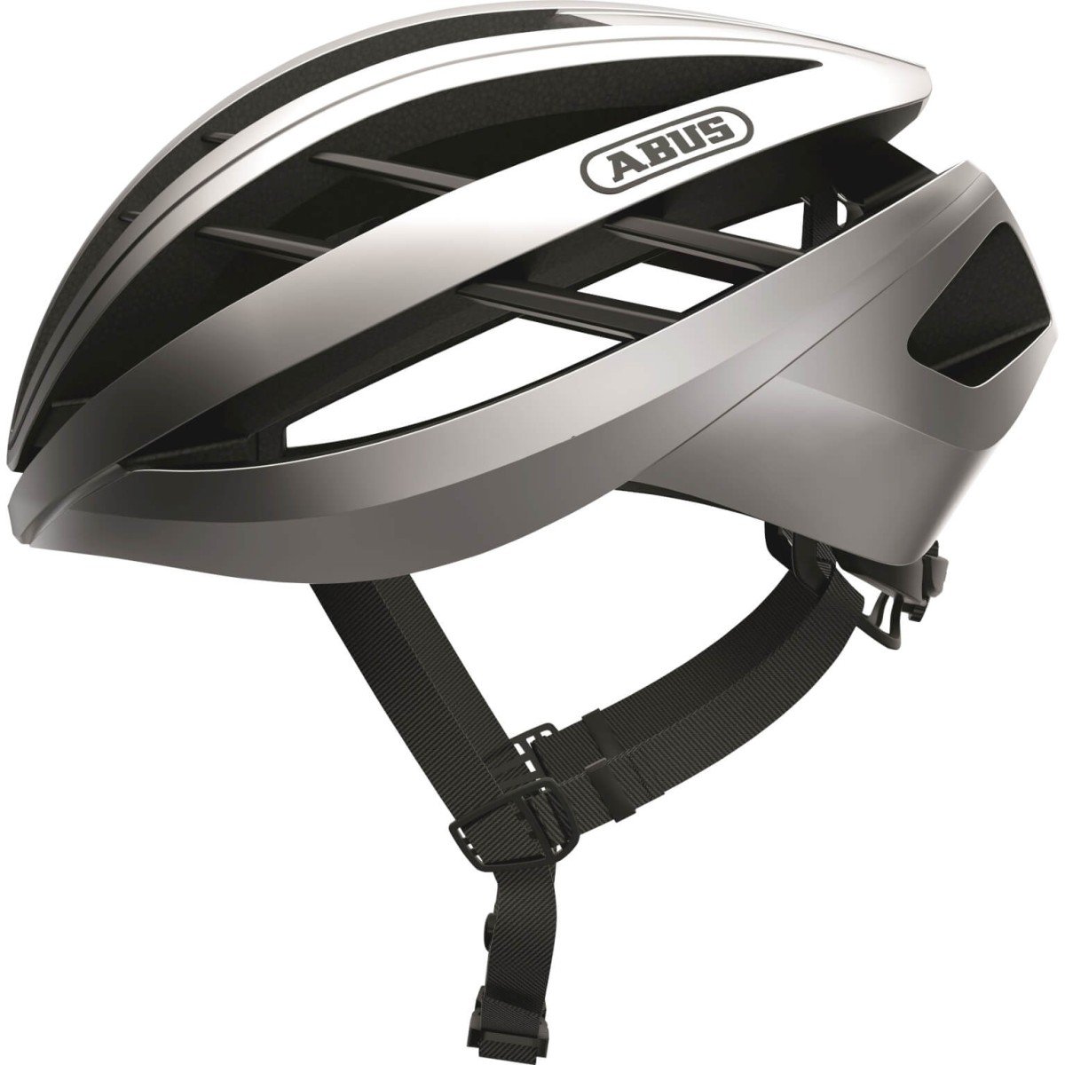 Abus helm Aventor Gleam Silver - Afbeelding 3