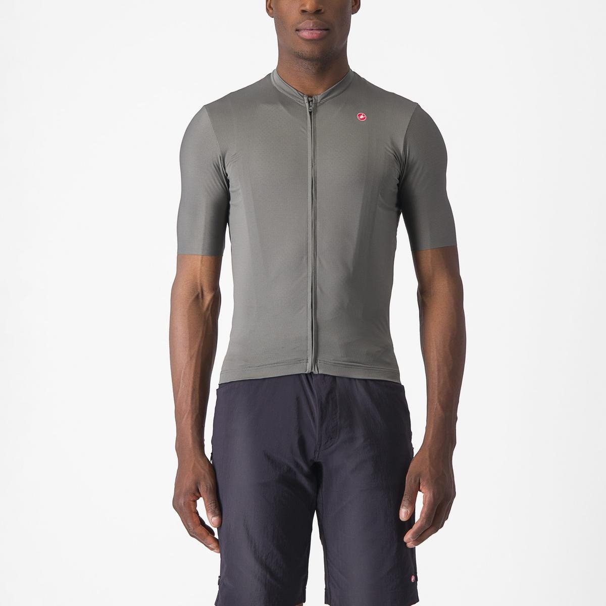 Castelli UNLIMITED ENTRATA 2 JERSEY GUNMETAL GRAY