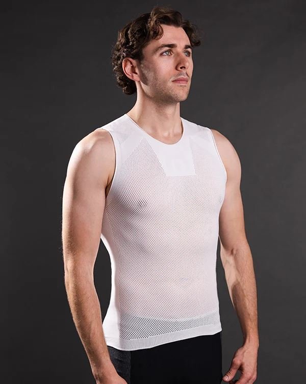 Megmeister Drynamo Sleeveless Base Layer White
