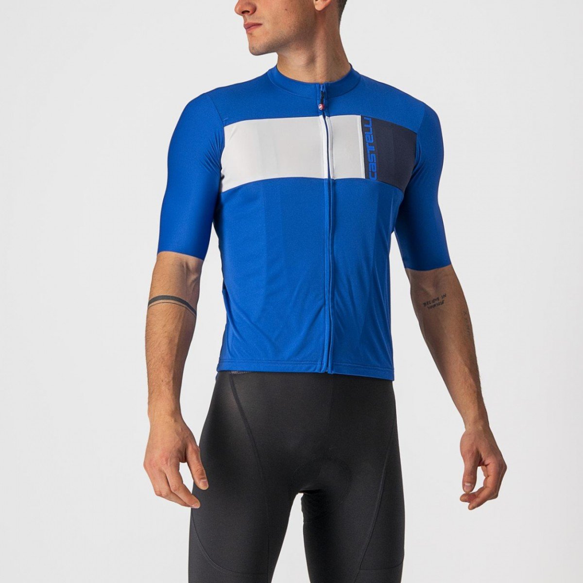 Castelli PROLOGO 7 JERSEY 3XL Azzurro Italia/Ivory/Savile Blue
