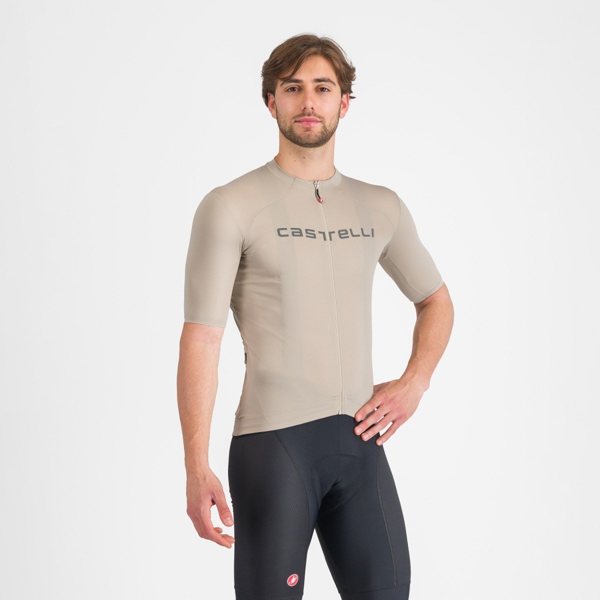Castelli PROLOGO LITE JERSEY CLAY/GUNMETAL GRAY